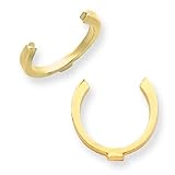 14K Gold Half Ring Shank