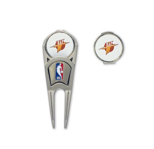 Golden State Warriors Ball Mark Repair Tool & Hat Clip Combo
