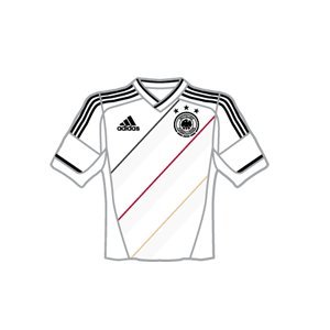 DFB  Pin Home Trikot, gr&uuml;n/ wei&szlig;, FD-DFB-PI-TR-H-11