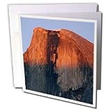 Sandy Mertens California - Half Dome of Glacier Point in Yosemite National Park - Greeting Cards-12 Greeting Cards with envelopes