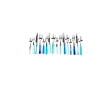 Present Time Sea Green Cutlery Set Assorted Colours
