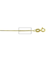 14 kt Gold 0.6mm Box Chain Necklace