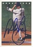 Andy Benes, San Diego Padres, 1992 Upper Deck Autographed Card