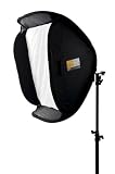 LastoLite LL LS2462 24x24 Inches Ezybox Hot Shoe Kit with Bracket (Black)