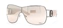 CHRISTIAN DIOR PRECOIL 1/S KAQFL SILVER BROWN MIRROR GRADIENT METAL SHIELD SUNGLASSES
