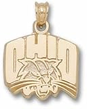 Ohio Bobcats Ohio Bobcat Pendant - Gold Plated Jewelry