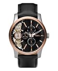 Fossil Twist Black Dial Watch, ME1099