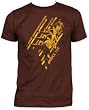 Men's Bruce Lee Diagonal Fitted Jersey T-shirt