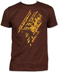 Men's Bruce Lee Diagonal Fitted Jersey T-shirt