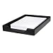 Rolodex 62546 Elegant Warm Metropolitan Look. Desk Tray, Legal, Black