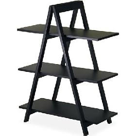 A-Frame Shelf in Black Finish by Furniture