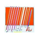Striped Slim Straws 5 1/2 (55-P)