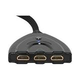 TV, DVD, Home Cinéma - B&A-MINI switch HDMI 3 en 1, automatique, max.1080p, cable HDMI 0,50 m/ Full HD 1080p - HDMI v1.3b - Signal Audio HD (Dolby digital, DTS, 5.1, etc..) - DVD / Blu-Ray / Xbox 360 / PS3 / Full HD LCD / Plasma & LED