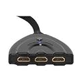 B&A-MINI switch HDMI 3 en 1, automatique, max.1080p, cable HDMI 0,50 m/ Full HD 1080p - HDMI v1.3b - Signal Audio HD (Dolby digital, DTS, 5.1, etc..) - DVD / Blu-Ray / Xbox 360 / PS3 / Full HD LCD / Plasma & LED