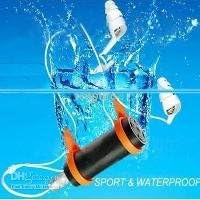 4GB Sport Waterproof Mp3 Music Player with Headphones Fm Radio for Swimming Diving Surfing Skiing Biking 4 Gb 100% Water Proof (Black)