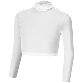 Click here to buy Pro Feet Girls Cropped Cheerleading Bodysuit Kids.