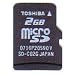 Toshiba microSD 2GB SD-C02G 海外向パッケージ品