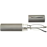 Sunoptic OR10A Gunmetal Reading Glasses - Strength +2.00 Incl. Caseby Sunoptic