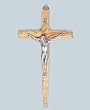 Wall Crucifix - 8" Height - Olive Wood - IMPORTED FROM ITALY