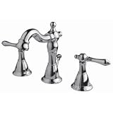 Ultra UF55210 "Traditional Collection" Two-handle Lavatory Widespread Faucet, Chrome Finish