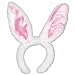 Plush Satin Bunny Ears Costume Accessory