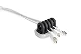 Quirky Cordies Desktop Cable Management for power cords and charging accessory cables (Metal)