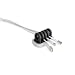 Quirky Cordies Desktop Cable Management for power cords and charging accessory cables (Metal)