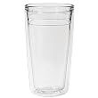 Clear 12 oz Slimline Insulated Beverage Tumbler, Clear