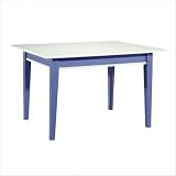 Dining Table in White & Bahama Blue