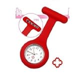 Roh Med Infection contro Nurses Red Gel Fob Watch