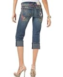 Baby Phat - Baby Phat Hipster Cuffed Capri Jean