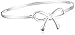 Amazon Collection Sterling Silver Catch Bangle Bracelet with Bow