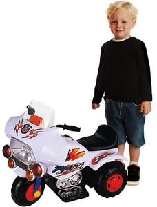 kids ride on police motorcycle - My Police Motorbike Ride-On, White (18 months to 3 years of age)