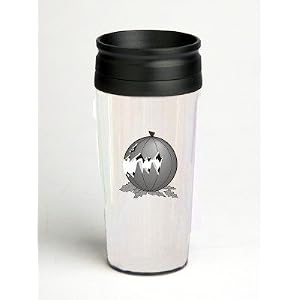 16 oz. Double Wall Insulated Tumbler with jack o lantern - Paper Insert by SHOPZEUS