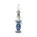 Egyptian Hand Blown Glass Perfume Bottle, Blue Color