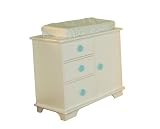 Berg Oslo 3 Drawer and 1 Door Changer White/Aqua