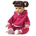 Reagan with Brown Hair and Brown Eyes