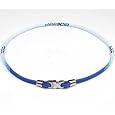 Phiten D11 X50 Blue & White Baseball Necklace