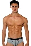 Andrew Christian Bamboo Fiber Brief for Men - Grey