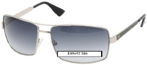 Emporio Armani Rectangular Unisex Sunglasses