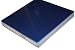 Slimline USB External CD ROM drive. Slim and portable drive for laptops, Netbooks and desktop PCs. Works with Windows and Linux. In Metalic Saphire Blue to match Samsung NC10 and Acer Aspire one Netbooks