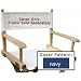 Director's Chair Seat Cover - Frame sold Separatel (Navy Solid)