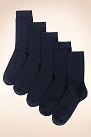 5 Pairs of Freshfeet™ Cotton Rich School Socks