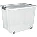 Sterilite 90-qt. Ultra Latch Wheeled Box - White