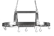 Checkolite P1002-71 Country Kitchen Transitional 2-Light Pot Rack