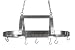 Checkolite P1002-71 Country Kitchen Transitional 2-Light Pot Rack
