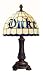 Traditions Artglass DUKE400 Duke Collegiate Accent Table Lamp,