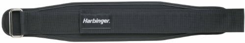 Harbinger 233 5" Firm Fit Foam Core 3" Strap Belt (Black)