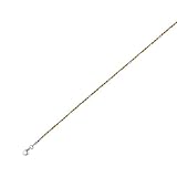Sterling Silver Color Gold Plated + Rhodium Plated Rope Chain Ankle Bracelet With Stations 10 Inch 319zlF8vnzL. SL160 Sterling Silver Color Gold Plated + Rhodium Plated Rope Chain Ankle Bracelet With Stations 10 Inch