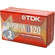 TDK 120 MIN NORMAL BIAS AUDIO CASSETTE 3 PK NIC